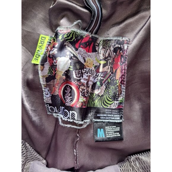 Burton Women's Medium Black Cargo Ski Snowboard Pants Waterproof Adjustable - Picture 2 of 11